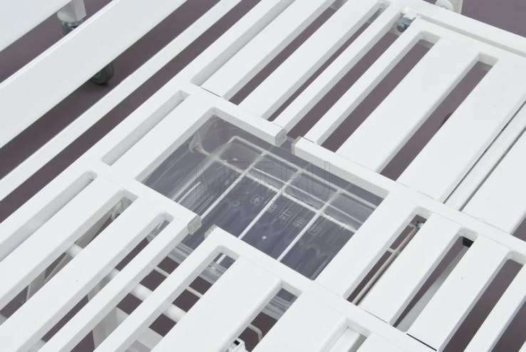 КМФ 943 WHITE WC Кровать медицинская для лежачих больных МЕТ