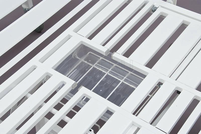 КМФ 943 WHITE WC Кровать медицинская для лежачих больных МЕТ