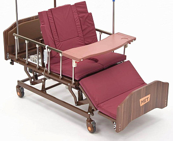 Кровать-кресло с "ушками" - для сна в положении сидя,   с регулировкой высоты, с переворотом и туалетом