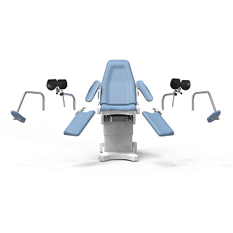 Кресло медицинское многофункциональное смотровое с дополнительными поддержками голени