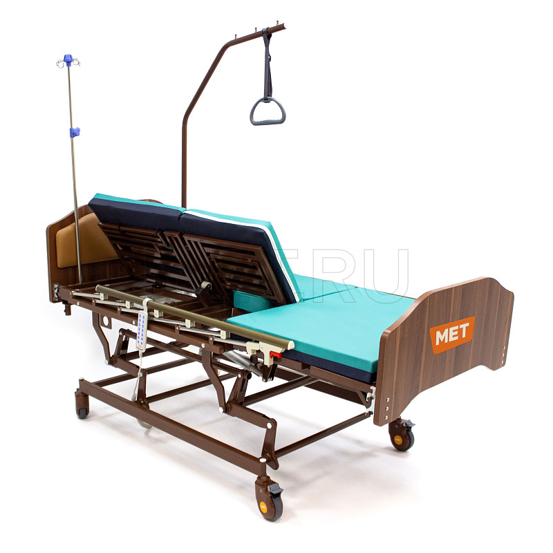 МЕТ REALTA Кровать-кресло с "ушками" - для сна в положении сидя,   с регулировкой высоты, с переворотом и туалетом