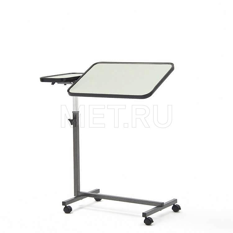 ММ-777Н Столик "Гусь" прикроватный, светло-серый