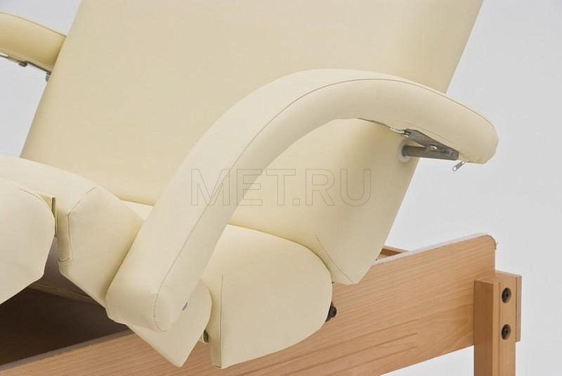 Wendermann Wood 0A Стол массажный стационарный с рамой из бука, бежевый