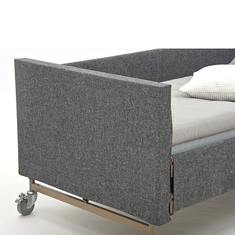 MET TERNA COLOR Кровать медицинская функциональная в текстильном чехле, цвет серый MET