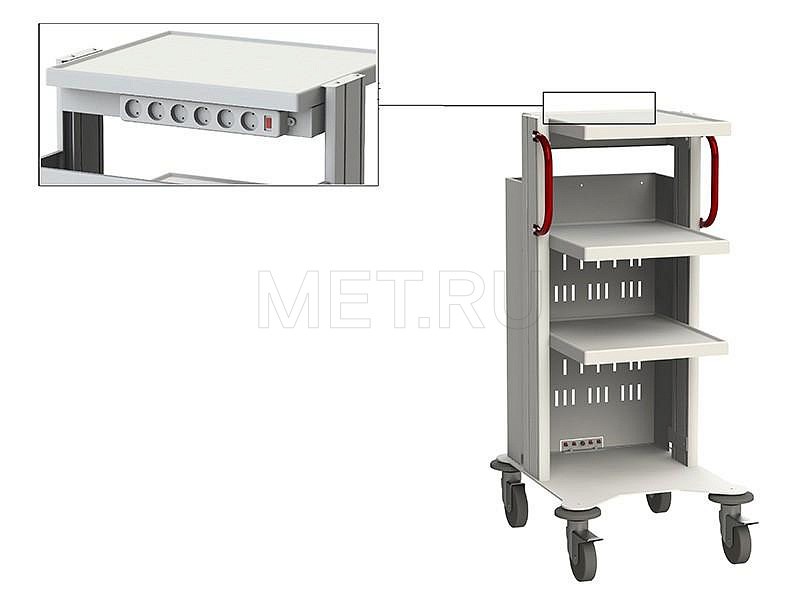 SA-5 Стойка медицинская для аппаратуры MET