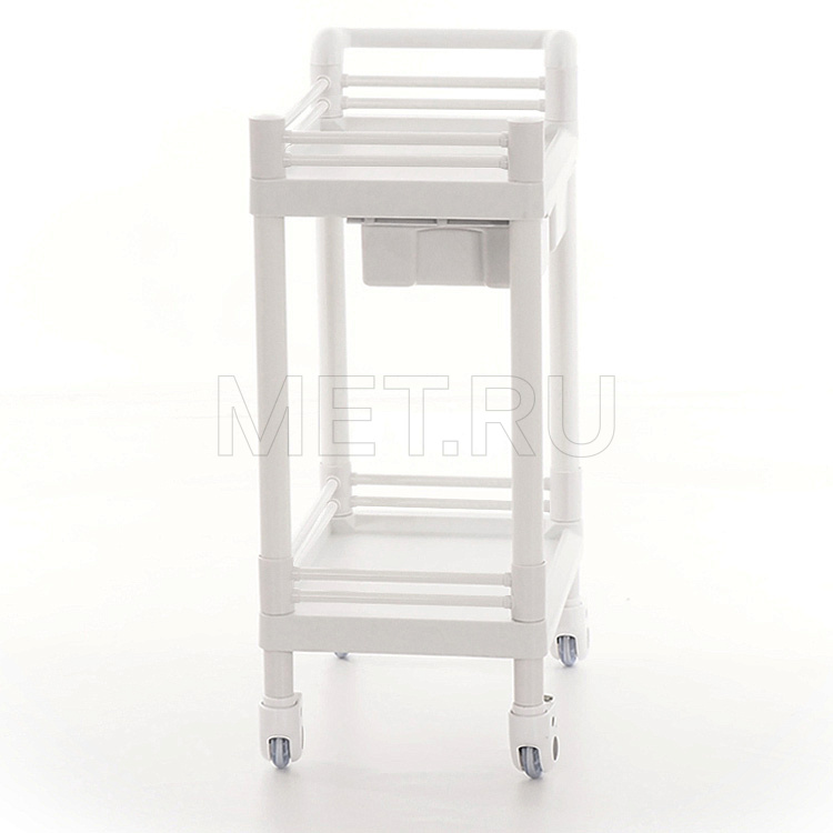 МЕТ SP-140 Столик манипуляционный с 1 ящиком и 2 полками МЕТ