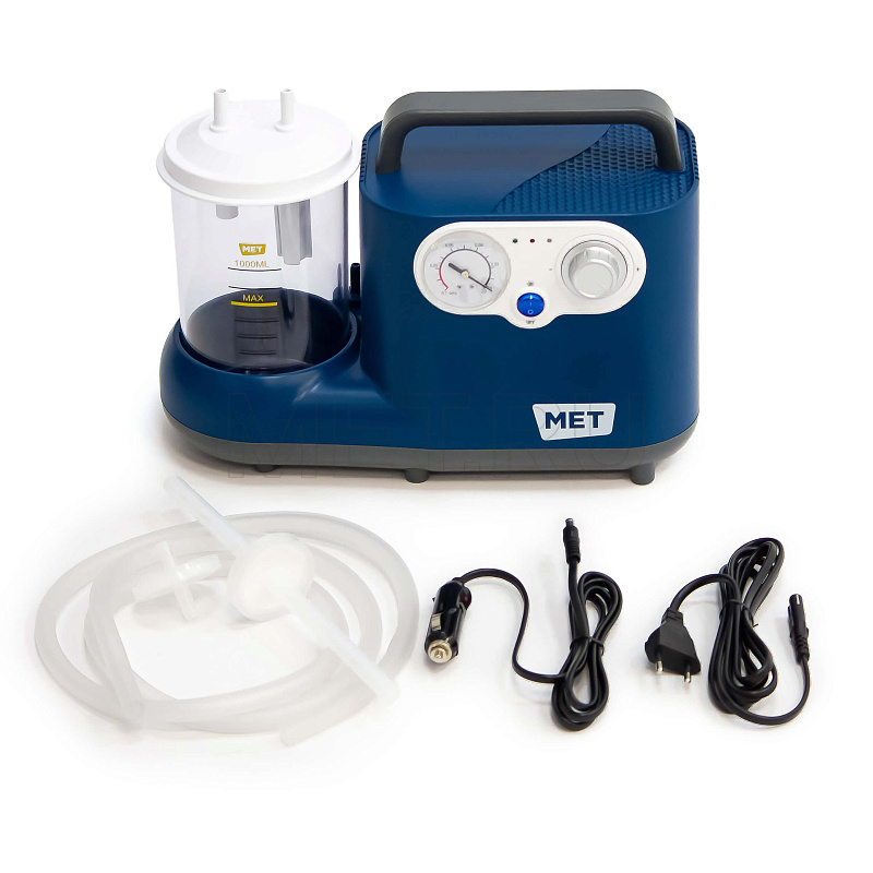 MET OX-210 Портативный хирургический аспиратор (отсасыватель) с аккумулятором MET
