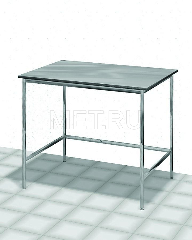 МЕТ AT-B63.7 Стол медицинский технологический с одной столешницей нерж.