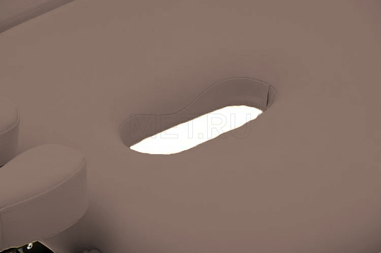 JF-AY01 Массажный стол складной двухсекционный деревянный, коричневый МЕТ