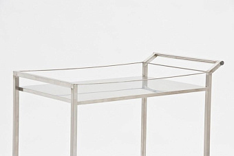 Большая тележка для перевозки стерилизационных коробок, нерж.сталь (1100х600мм)