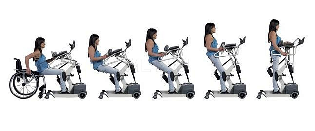 STRUZZO 3420 Вертикализатор-коляска для домашнего использования МЕТ