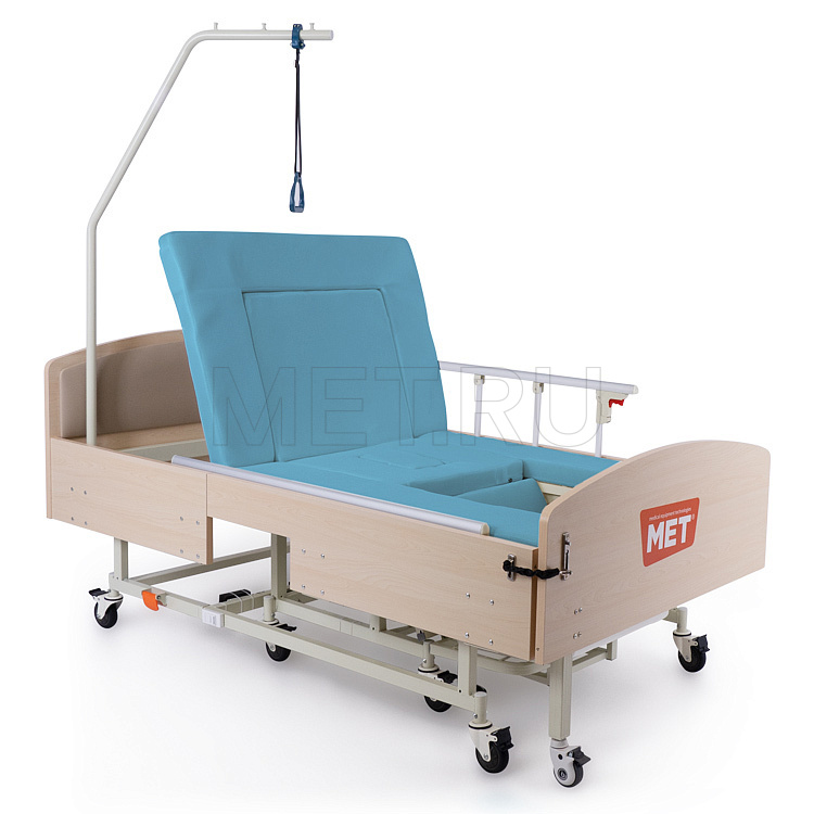 MET INTEGRA ELECTRO Электрическая функциональная кровать со встроенным креслом-каталкой MET