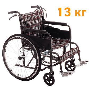 Облегченное кресло-коляска с дышащей тканевой обивкой
