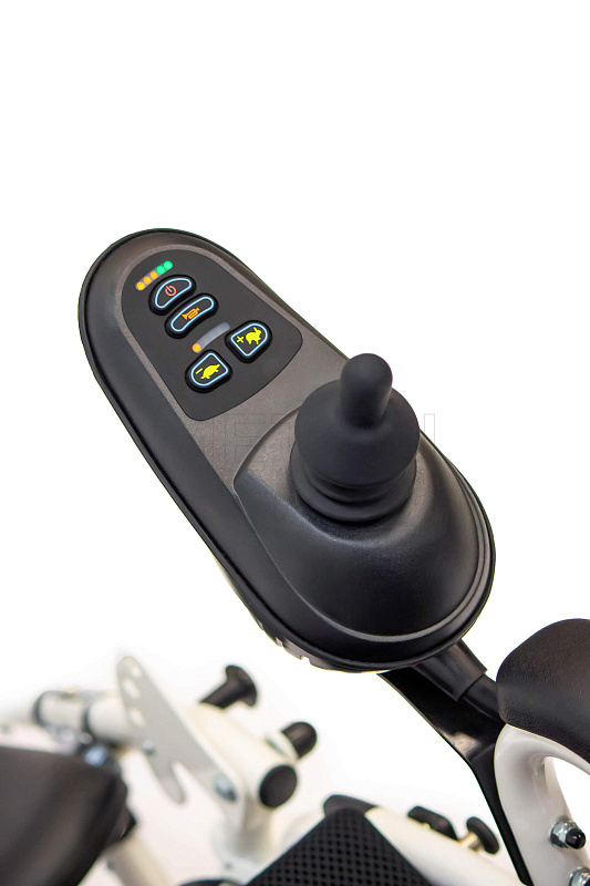 MET COMFORT 85 Электрическая, складная кресло коляска раскладываемая в горизонталь, с self-откидной спинкой MET