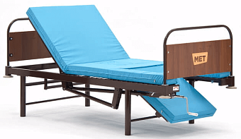 Самая недорогая кровать с функцией кардиокресло и единой винтовой регулировкой