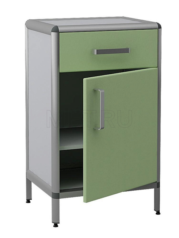 Лабораторная тумба с выдвижным ящиком ДМ1-008-02 Лабораторная тумба с выдвижным ящиком