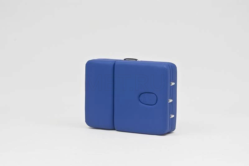 JFMS03R синий Мягкий массажный стол с усиленной рамой из бука-серия Professional MET