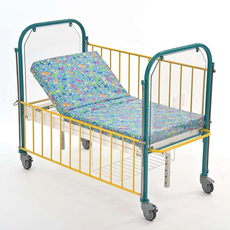 КМФД-7310 Роза прозрачная Кровать 2-х секционная детская с регулировкой высоты и наклона ложа от производителя