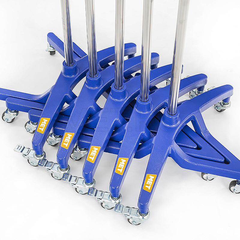 МЕТ F50 ШТАБЕЛИРУЕМАЯ инфузионная стойка-штатив комбинированная два крючка+два держателя флакона МЕТ