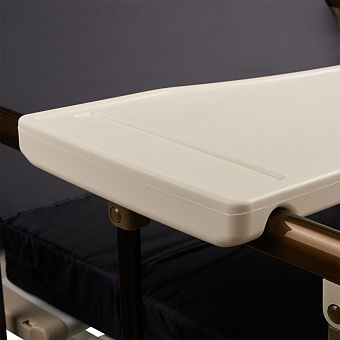 Надкроватный столик, серый, пластик