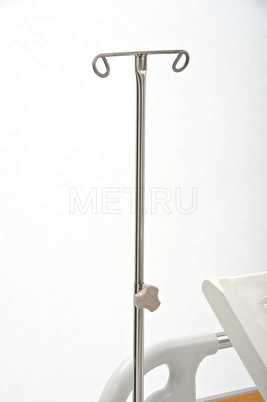 E-8 Кровать четырехсекционная с винтовыми регулировками, с бок. ограждениями и штангой МЕТ