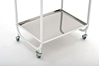 Cтолик  инструментальный, две полки из нержавейки