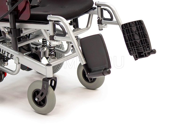 MET ROUTE 14 Алюминиевое кресло-коляска с амортизаторами и электромагнитными тормозами