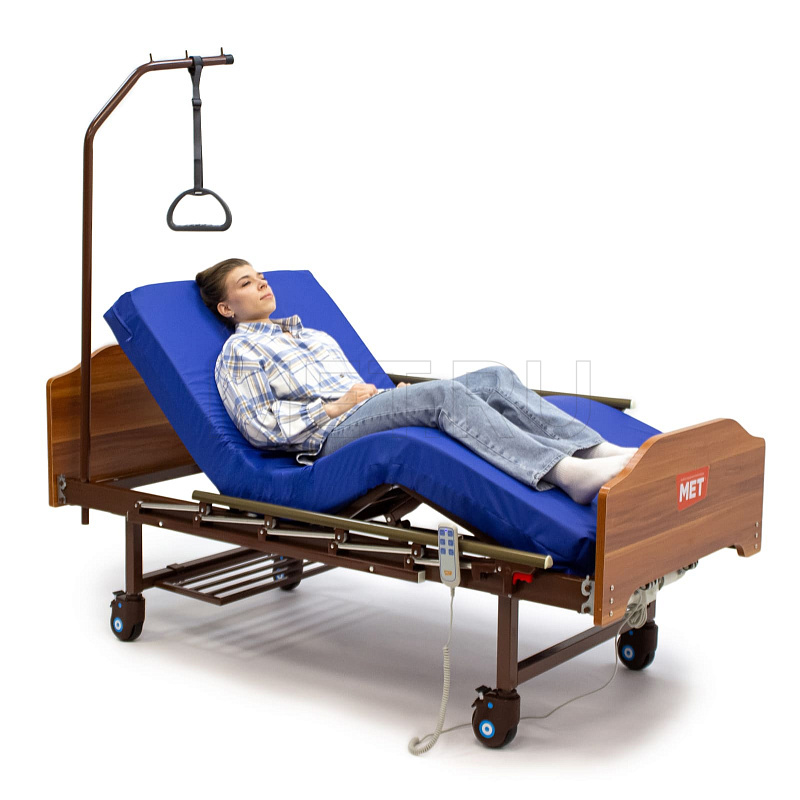 MET DELTA-7 WOOD Кровать медицинская электрическая функциональная с растоматом от производителя