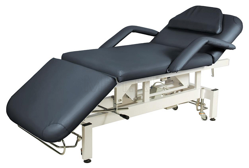 DB-9 (КО-321) Стол-кресло массажный стационарный с электроприводной регулировкой высоты широкий, чёрный