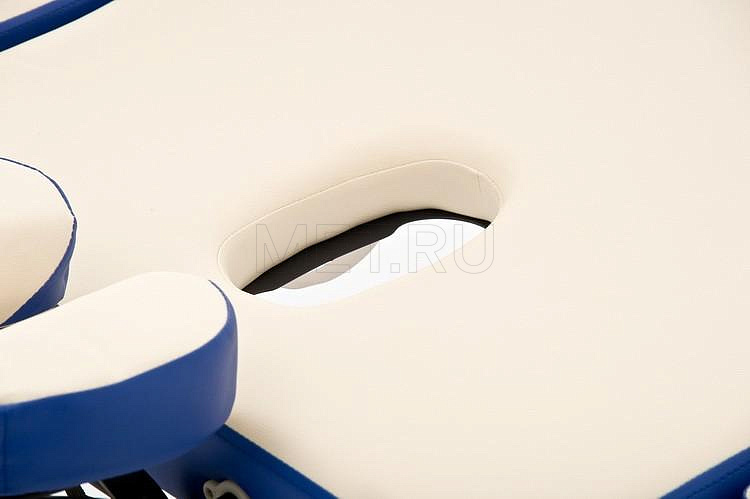 JF AL01А Стол массажный переносной алюм. крем-син/мк МЕТ