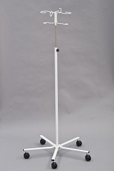 Штатив раздвижной, со стальным пятилучьем на колёсах