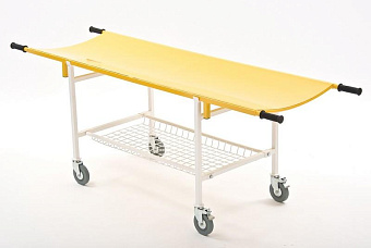 Тележка для перевозки больных со съёмной панелью (ложе-мет.лист)