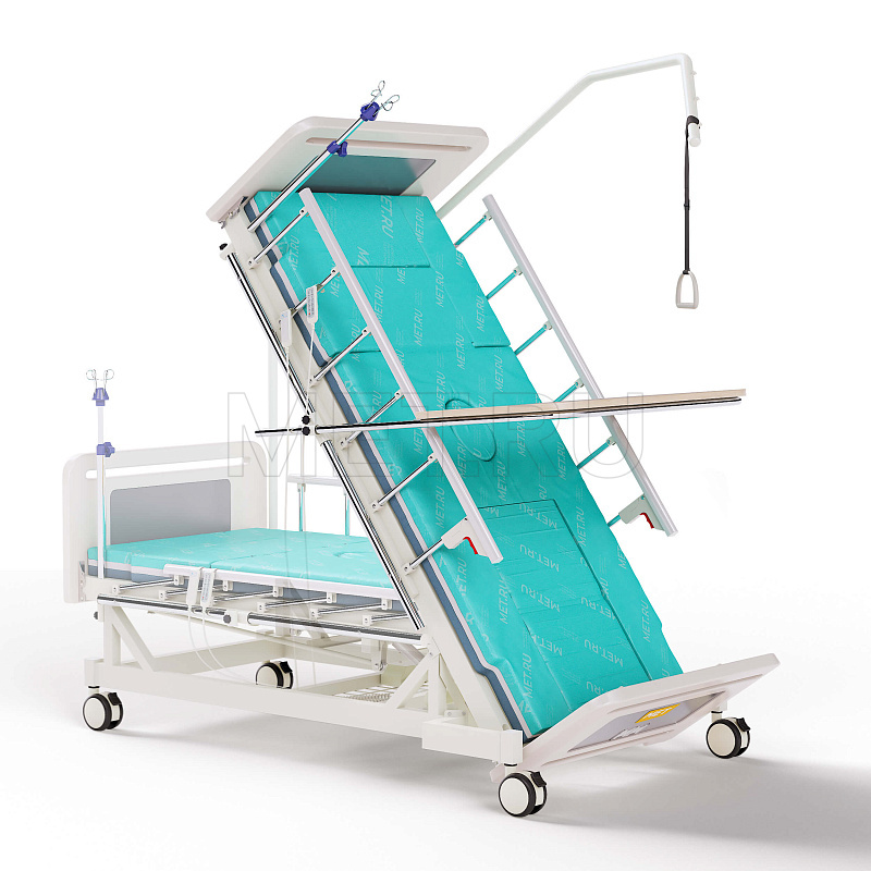 Электрическая четырёхсекционная кровать-вертикализатор с функцией переворачивания  и туалетом MET LIFT UP Электрическая четырёхсекционная кровать-вертикализатор с функцией переворачивания  и туалетом