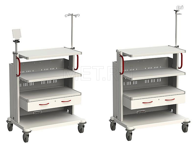 SA-8 Стойка медицинская для аппаратуры, широкая МЕТ