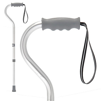 Трость опорная с компенсатором ударной нагрузки при ходьбе