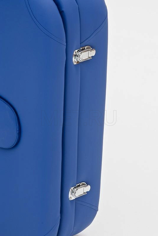 Wendermann Steel 02 (JFST02) Удлиненный до 195 см раскладной массажный стол на стальном каркас, синий МЕТ
