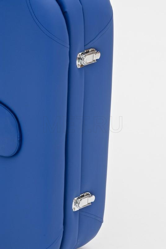 Wendermann Steel 02 (JFST02) Удлиненный до 195 см раскладной массажный стол на стальном каркас, синий МЕТ