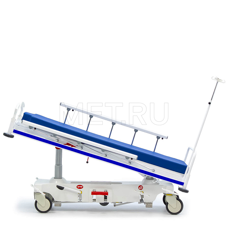 МЕТ TB-160 Тележка-каталка для перевозки больных с гидравлической системой регулировки высоты от производителя