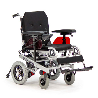 Алюминиевое кресло-коляска с амортизаторами и электромагнитными тормозами