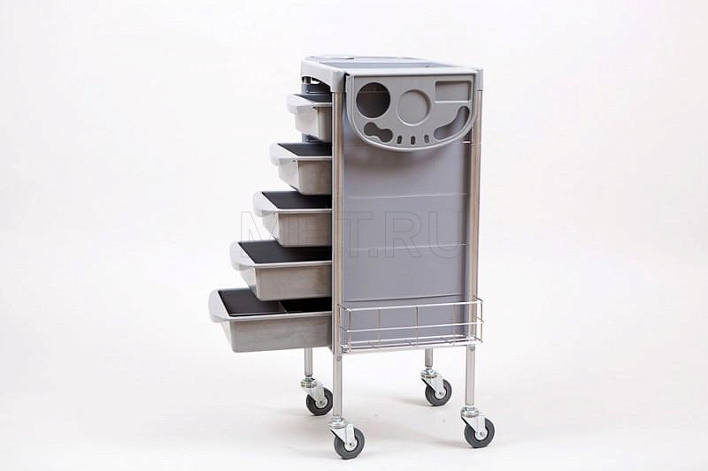 SD-3013A Тележка парикмахерская серая