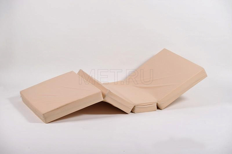 1970*850*80 (секции 76*17*44*60) Матрас четырехсекционный с наполнителем лайтекс в чехле из ткани спанбонд и Комфорт