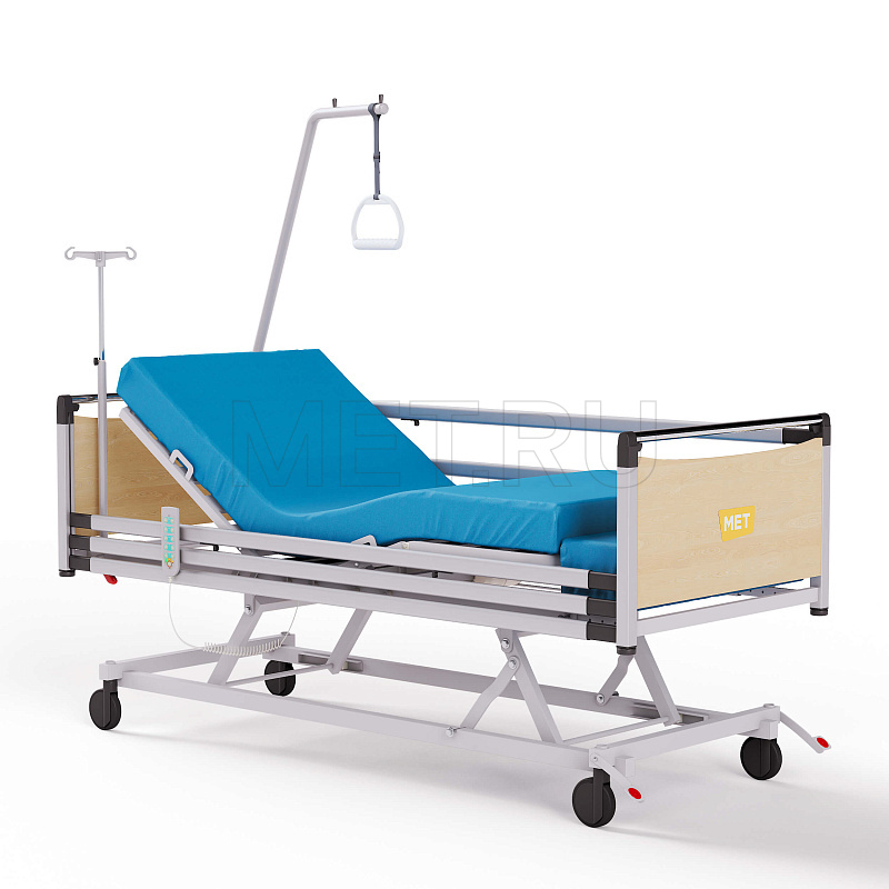 Кровать медицинская электрическая удлиненная MET REBORN Кровать медицинская электрическая удлиненная