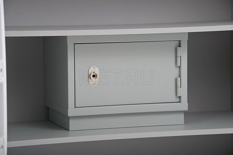 ША.01.00 (1000-560-1910) Аптечный шкаф для медикаментов с металлическим трейзером, серия "Бест" MET