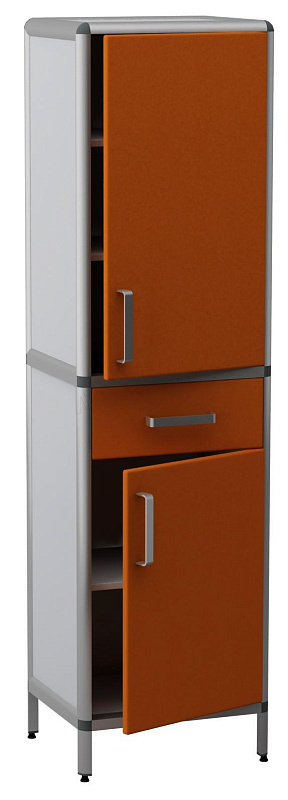 Шкаф медицинский универсальный 2-001-06 (47.5*40*170) Шкаф медицинский универсальный