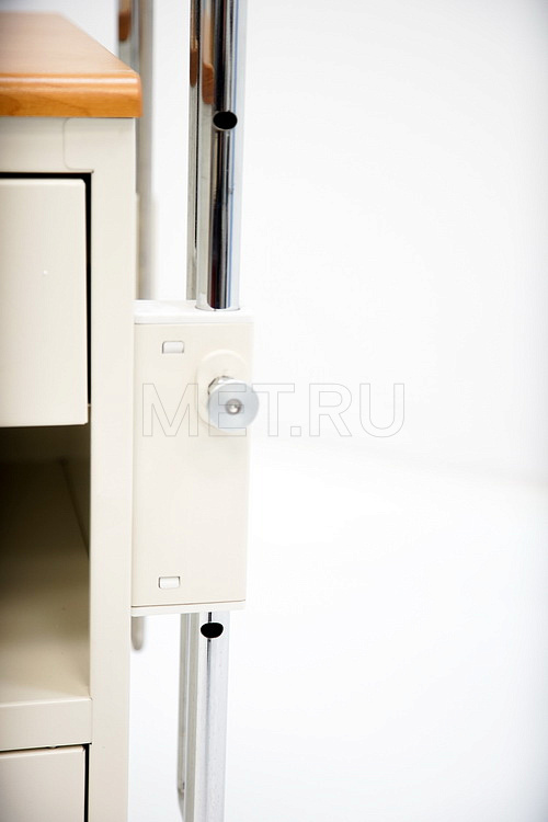 KL1-В Тумба металлическая с топом и откидной столешницей из ламината