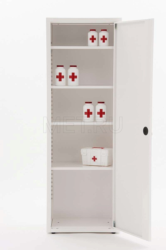 МЕТ ВАЛЕНТИЯ 1М Шкаф медицинский металлический, с антибактериальной окраской, разборный от производителя