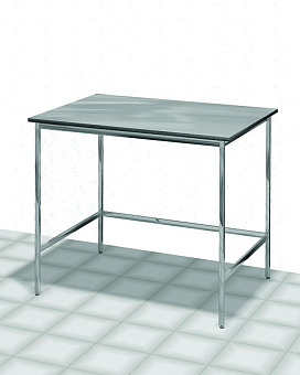 Стол медицинский технологический с одной столешницей нерж