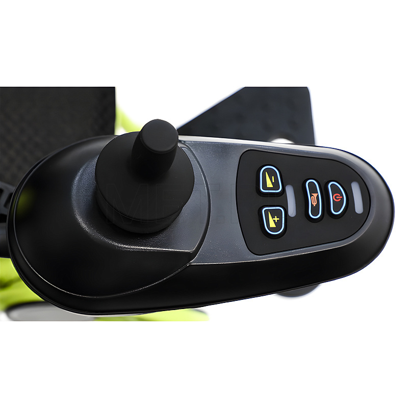 MET COMPACT 35 Кресло-коляска складная с электроприводом и 2 аккумуляторами МЕТ