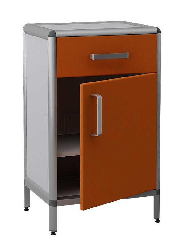 Тумба стационарная с ящиком и отделением за дверью ДМ2-008-02 Тумба стационарная с ящиком и отделением за дверью