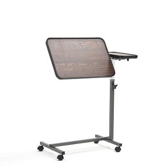 Столик "Гусь" прикроватный, темное-дерево